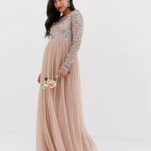 ASOS Maya Maternity Sequin Dress